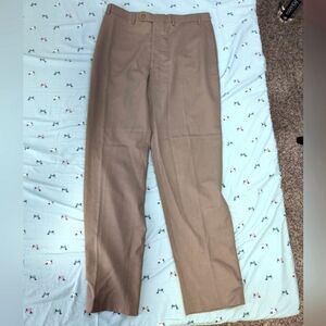 NWOT Lauren Ralph Lauren men's dress pants,total comfort,100% wool,beige,36W/34L